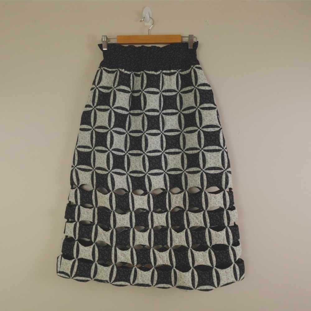 SEA NY Skirt Quilted Catalina‎ Calico Cutout - Picture 3 of 12